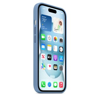  Чехол Apple iPhone 15 MT0Y3ZM/A Silicone Case Winter Blue A3123 