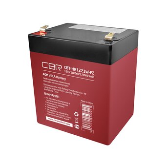  Аккумуляторная VRLA батарея CBR CBT-HR1221W-F2 (12В 5,2Ач), клеммы F2 