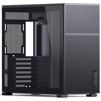  Корпус Jonsbo D41 Mesh Black без БП, боковая панель из закаленного стекла, mini-ITX, micro-ATX, ATX, черный 