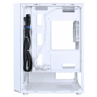  Корпус 1STPLAYER FD3-M White (FD3-M-WH-4F1-W) / mATX / 4x120mm LED fans 