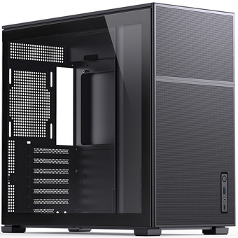  Корпус Jonsbo D41 Mesh Black без БП, боковая панель из закаленного стекла, mini-ITX, micro-ATX, ATX, черный 