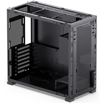  Корпус Jonsbo D41 Mesh Black без БП, боковая панель из закаленного стекла, mini-ITX, micro-ATX, ATX, черный 