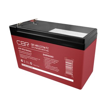  Аккумуляторная VRLA батарея CBR CBT-HR1227W-F2 (12В 7.5Ач), клеммы F2 