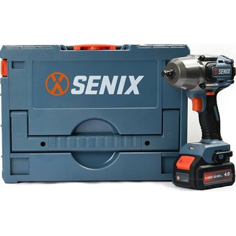  Гайковерт SENIX X2 PDWX2-M7-EU SET 1х4Ач, ЗУ, кейс 