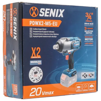  Гайковерт SENIX X2 PDWX2-M5-EU без АКБ и ЗУ 