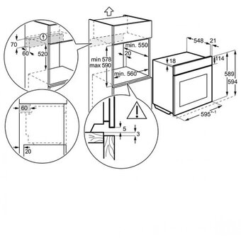  Духовой шкаф ELECTROLUX EOE7C31V 