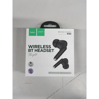  УЦ Наушники bluetooth HOCO EQ2 Thought true wireless (черный) плохая упаковка 