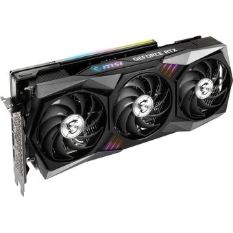  Видеокарта MSI GeForce RTX 3070TI (RTX 3070 Ti GAMING X TRIO 8G) 8Gb LHR (256bit/GDDR6/HDMI/DPx3) 