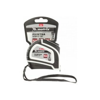  Рулетка MATRIX Autostop Pro 32552 5 мх25 мм 