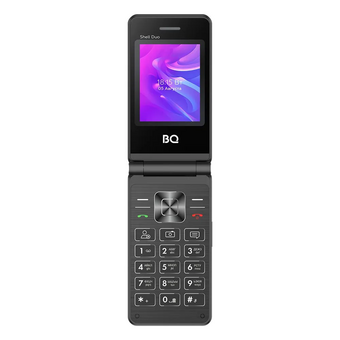  Мобильный телефон BQ 2412 Shell Duo Black 