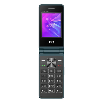  Мобильный телефон BQ 2412 Shell Duo Blue 