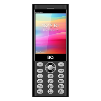  Мобильный телефон BQ 3598 Barrel XXL Black+Silver 