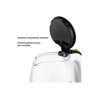 Чайник электрический Kitfort КТ-6192 черный/белый 
