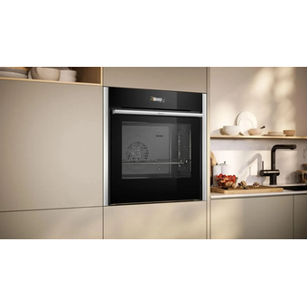  Встраиваемый духовой шкаф Neff B54CR31N0 черный/нерж 