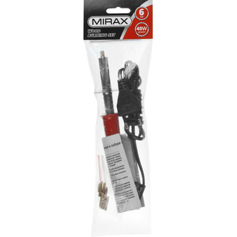  Выжигатель-ручка MIRAX 55430-H6 с набором насадок 40Вт 6 шт 