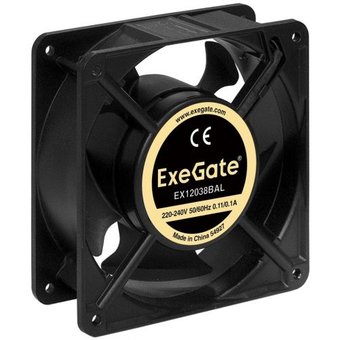  Вентилятор ExeGate EX12038BAL EX289017RUS (120x120x38 мм, 2-Ball, 2700RPM, 43dBA) 