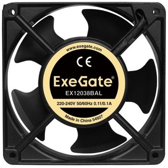  Вентилятор ExeGate EX12038BAL EX289017RUS (120x120x38 мм, 2-Ball, 2700RPM, 43dBA) 