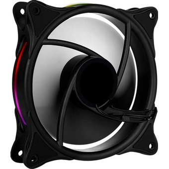  Вентилятор Aerocool Eclipse 12, Addressable RGB LED, 120x120x25мм, 6-PIN + 4-PIN PWM 