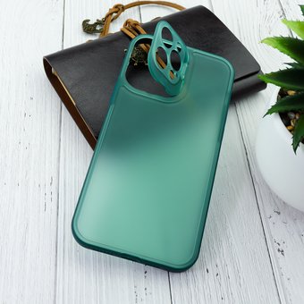  Чехол HOCO Lens bracket series для Iphone 12 Pro Max green 