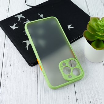  Чехол HOCO Matte shadow series для Iphone 13 Pro green 