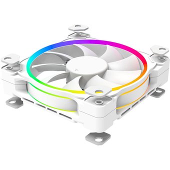  Вентилятор ID-COOLING ZF-12025-ARGB TRIO SNOW (3 in 1) 120x120x25мм 20шт./кор, PWM, Low Noise, Addresable RGB, 500-1600об/мин 