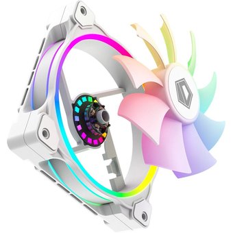  Вентилятор ID-COOLING ZF-12025-ARGB TRIO SNOW (3 in 1) 120x120x25мм 20шт./кор, PWM, Low Noise, Addresable RGB, 500-1600об/мин 