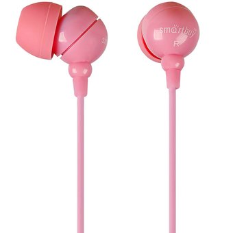 Наушники SmartBuy Color Trend SBE-3100, розовые   Наушники SmartBuy Color Trend SBE-3100, розовые