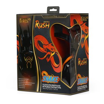  Игровая гарнитура Smartbuy Rush Cobra, черн/оранж SBHG-1100 