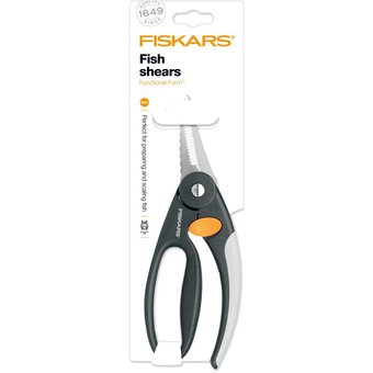  Ножницы кухонные Fiskars 1003032 черный 