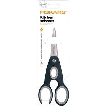  Ножницы кухонные Fiskars 1003034 220мм черный 
