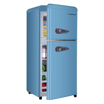  Холодильник HARPER HRF-T140M Blue 