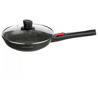  Сковорода GUNGNIR VIKING GR-AL01-FPL24, 24см с/кр а/пр, съем руч 5,3см 1,6л 