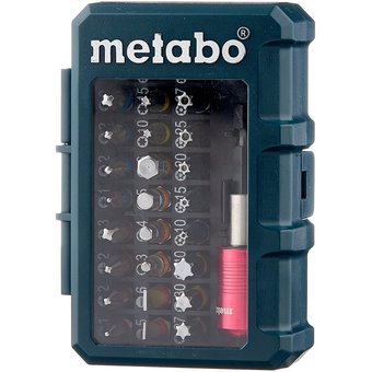  Набор бит Metabo 626700000 (32пред.) для шуруповертов/дрелей 