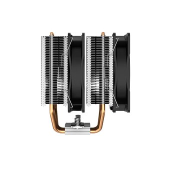  Кулер Deepcool NEPTWIN V3 Soc-AM4/1151/1200/2066 4-pin 15-27dB Al+Cu 220W 1000gr LED Ret 