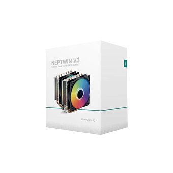  Кулер Deepcool NEPTWIN V3 Soc-AM4/1151/1200/2066 4-pin 15-27dB Al+Cu 220W 1000gr LED Ret 