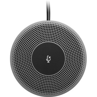  Микрофон проводной Logitech MeetUp (989-000405) 6м черный 