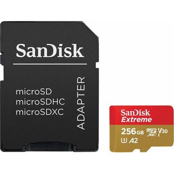  Карта памяти SANDISK MicroSDXC 256GB SDSQQVR-256G-GN6IA UHS-3 