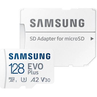  Карта памяти Samsung microSDXC 128Gb MB-MC128KA/RU Class10 EVO PLUS + adapter 