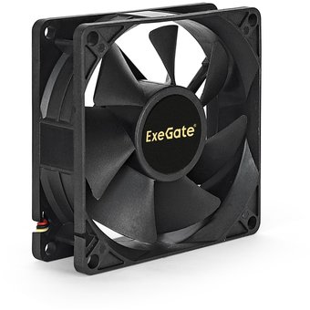  Вентилятор ExeGate ExtraPower EP08025SM EX283382RUS, 80x80x25 мм, подшипник скольжения, Molex, 2400RPM, 25dBA 