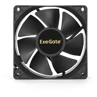  Вентилятор ExeGate ExtraPower EP08025SM EX283382RUS, 80x80x25 мм, подшипник скольжения, Molex, 2400RPM, 25dBA 