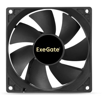  Вентилятор ExeGate EX09225B3P EX288926RUS (92x92x25 мм, 2-Ball (двойной шарикоподшипник), 3pin, 2100RPM, 27dBA) 