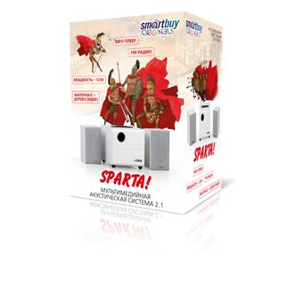  Мультимедийные колонки SmartBuy Sparta SBA-210, белые 
