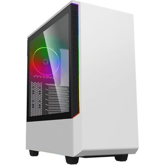  Корпус GameMax T802 Panda, Белый, 2*USB3.0; зак. стекло, без БП 