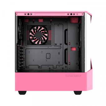  Корпус GameMax Contac COC MFG.T806 без БП ATX, Розовый/белый,USB3.0,Зак.стекло,1*120мм+ MB turbo fan 
