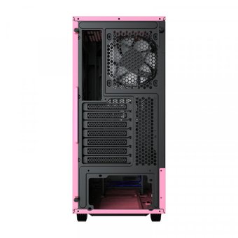  Корпус GameMax Contac COC MFG.T806 без БП ATX, Розовый/белый,USB3.0,Зак.стекло,1*120мм+ MB turbo fan 