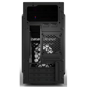  Корпус CBR RD850 PCC-MATX-RD850-400W mATX Minitower c БП PSU-ATX400-12EC, 2*USB 2.0, HD Audio+Mic, Black 