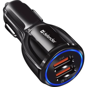  АЗУ DEFENDER 83833 2.4A QC3.0 