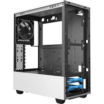  Корпус GameMax T802 Panda, Белый, 2*USB3.0; зак. стекло, без БП 