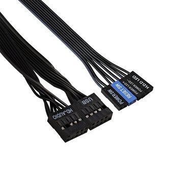  Корпус Exegate AA-440 EX290172RUS Miditower ATX, без БП, 2*USB, аудио, черный 