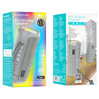  Портативная колонка Borofone BR21 Sports, gray 